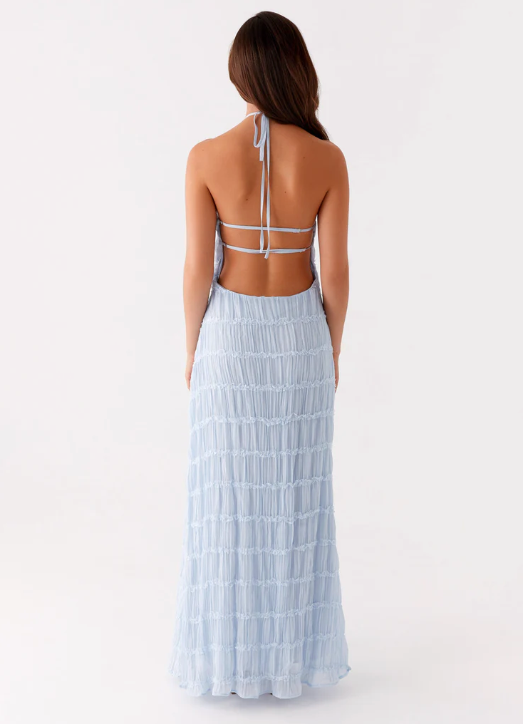Elegant Halter Maxi Dress
