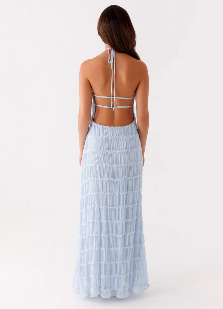 Elegant Halter Maxi Dress