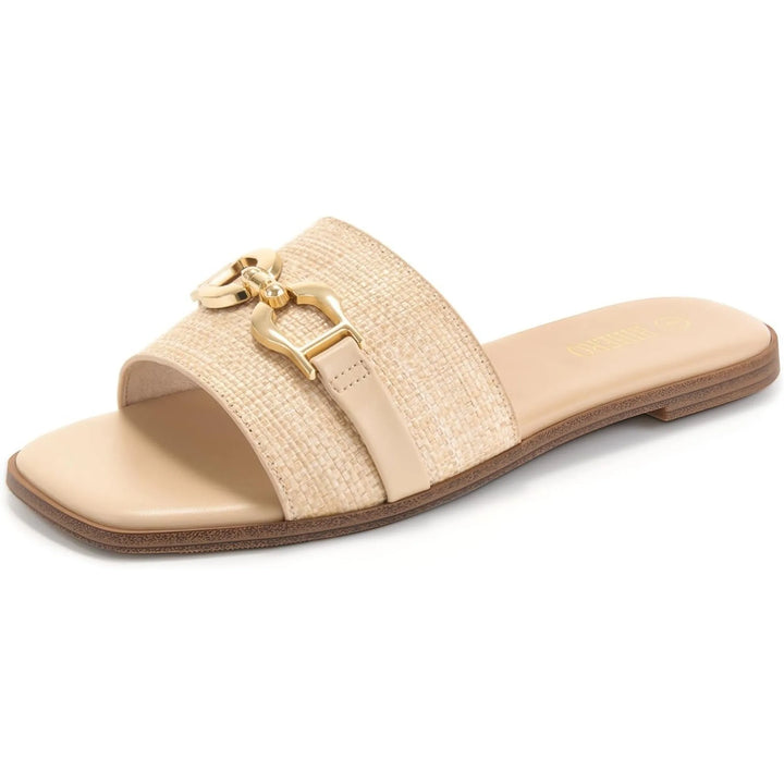 Sandalias cómodas con doble hebilla