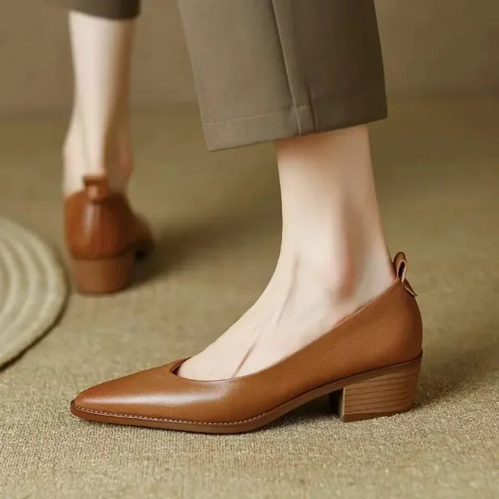 Pointed Toe Office Heel Pumps