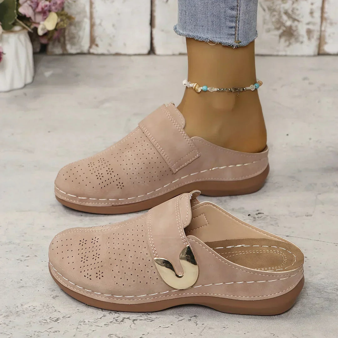 Adjustable Elevated Wedge Sandals