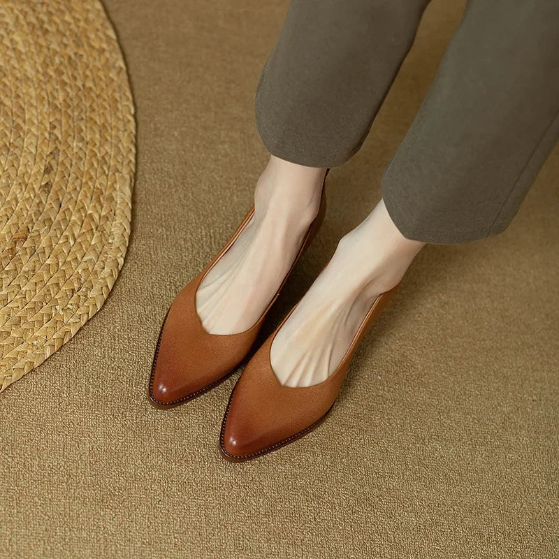 Pointed Toe Office Heel Pumps
