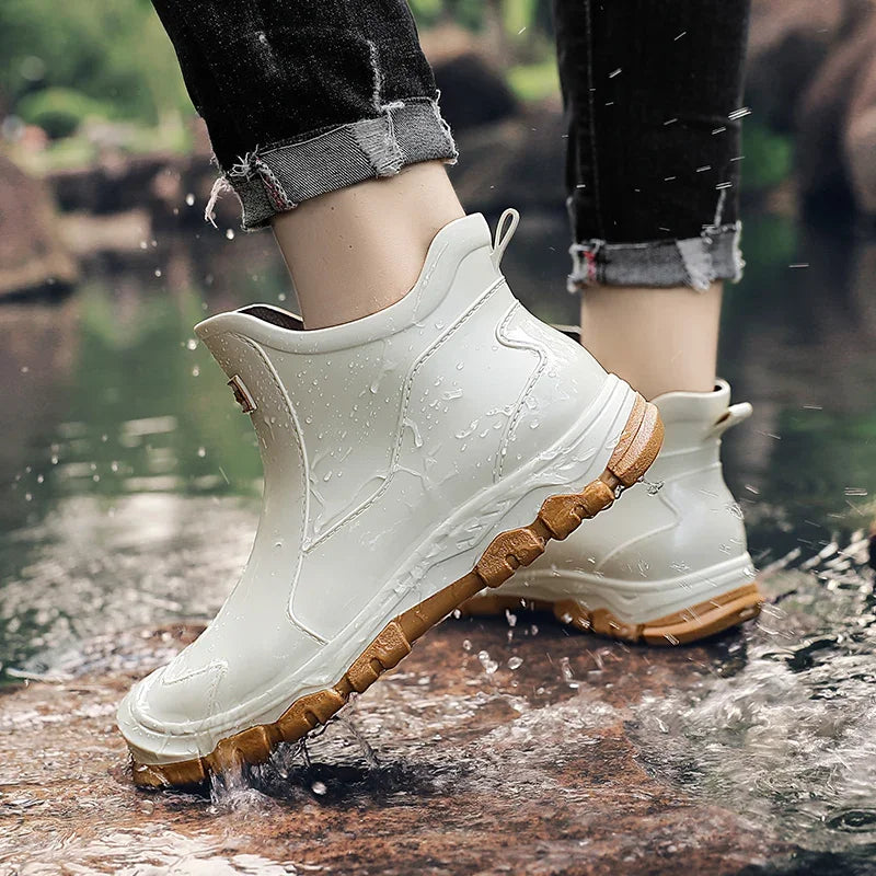 Botas de lluvia estilo cañón