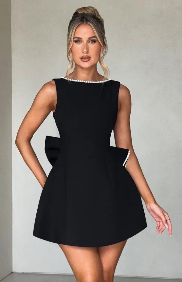 Elegant Flattering Evening Party Mini Dress for Women