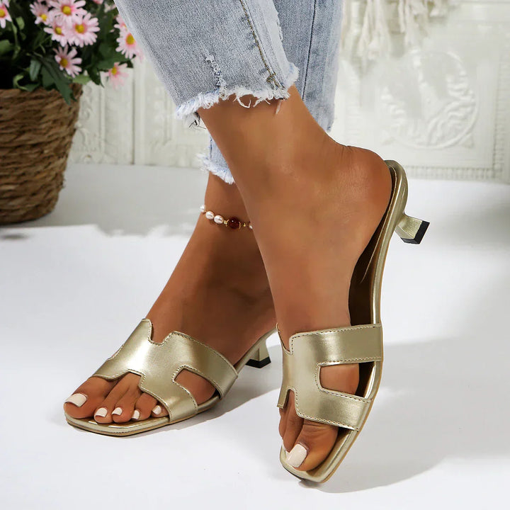 Low Block Heel Sandals