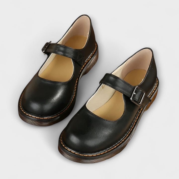 Sandalias cómodas con correa vintage