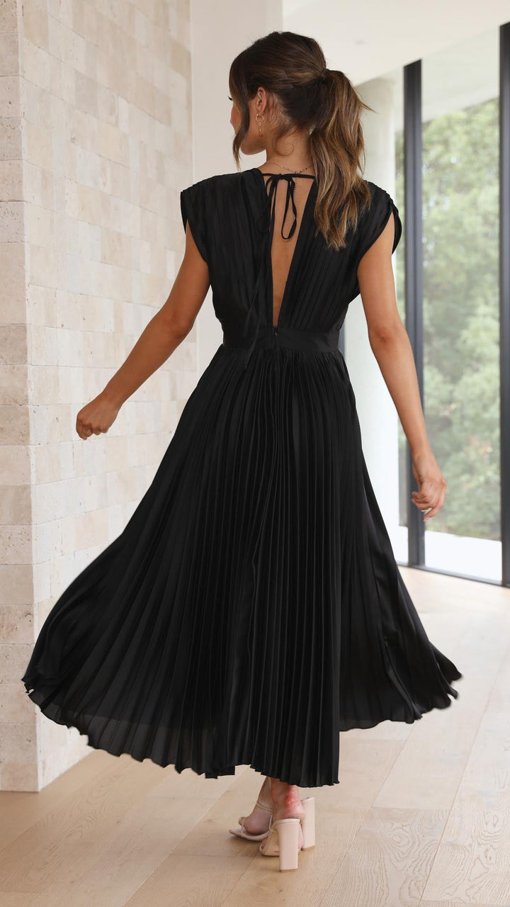 Vestido Maxi Elegante Plisado