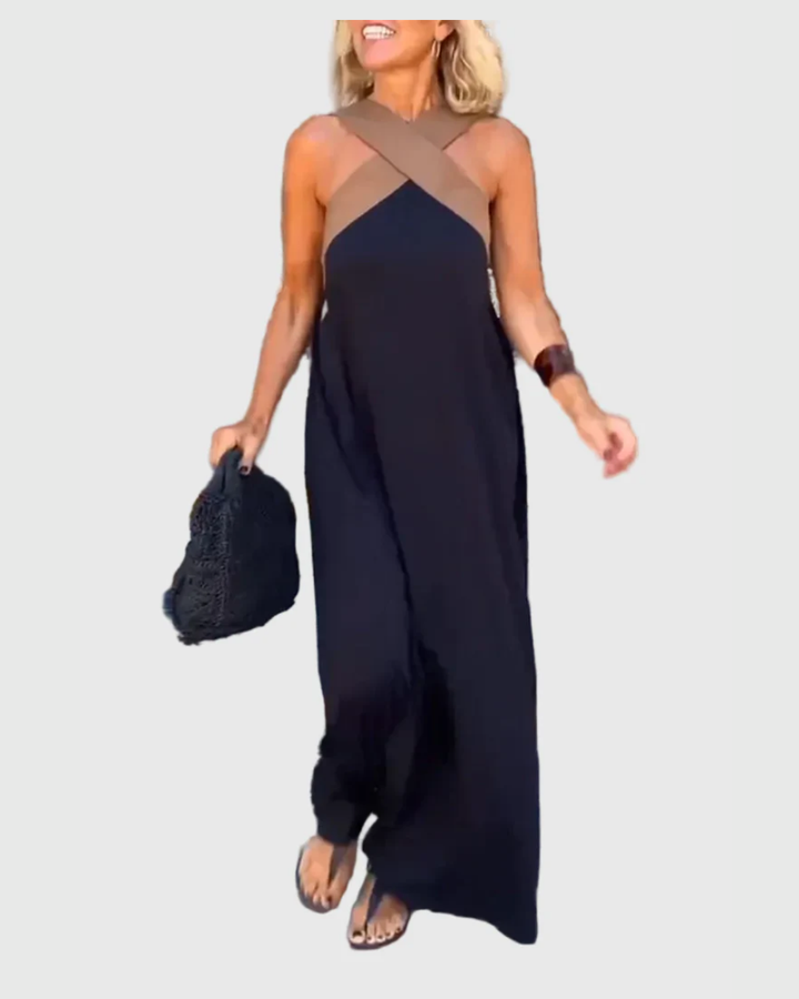 Flowing Evening Maxi Dress