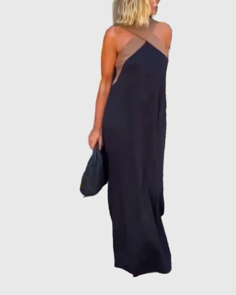 Flowing Evening Maxi Dress