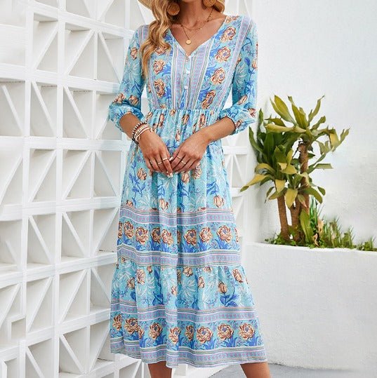 Vestido boho costero