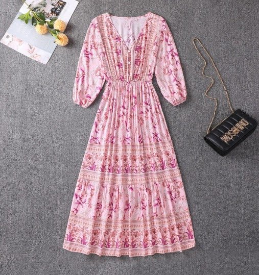 Vestido boho costero