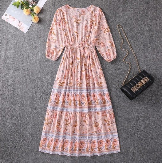 Vestido boho costero
