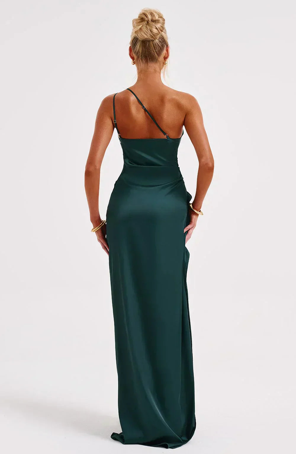 Women’s Warm-Season Asymmetric Slit Party Maxi Evening Dress