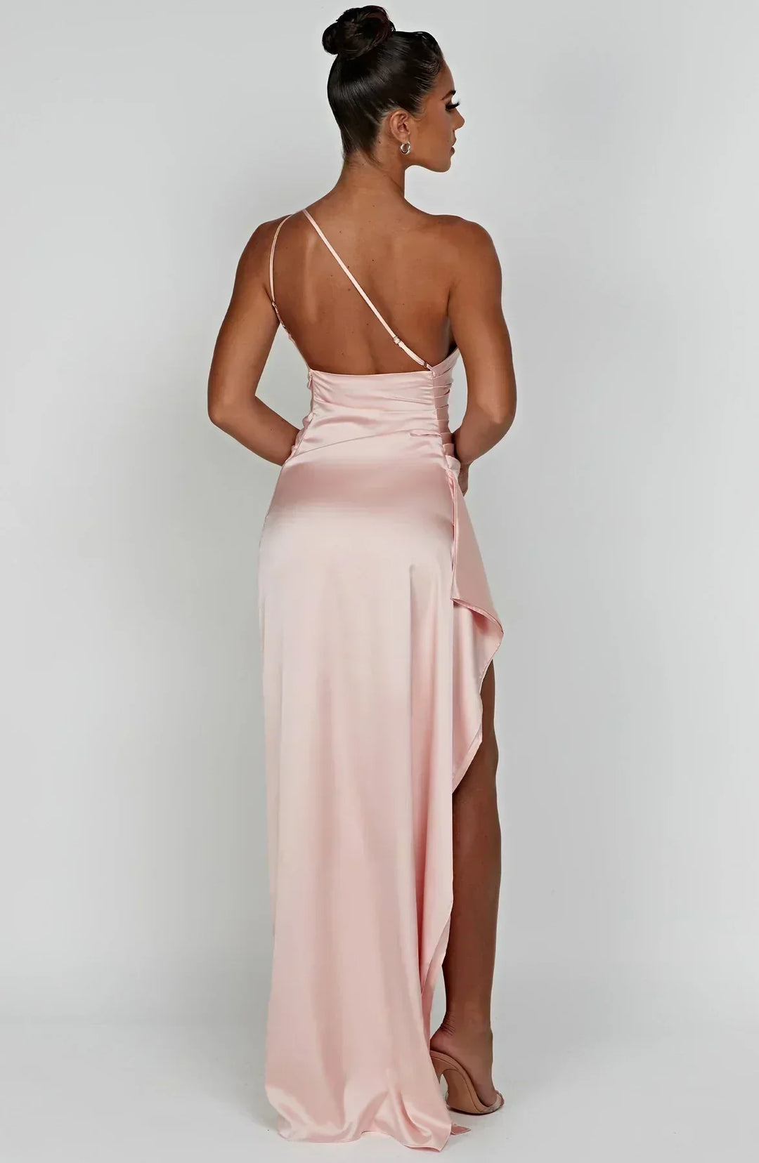 Women’s Warm-Season Asymmetric Slit Party Maxi Evening Dress