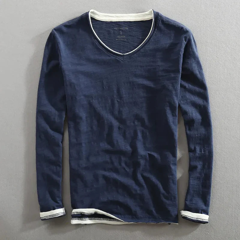 Men's Cotton Long Sleeve Shirt