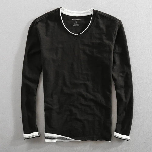 Men's Cotton Long Sleeve Shirt