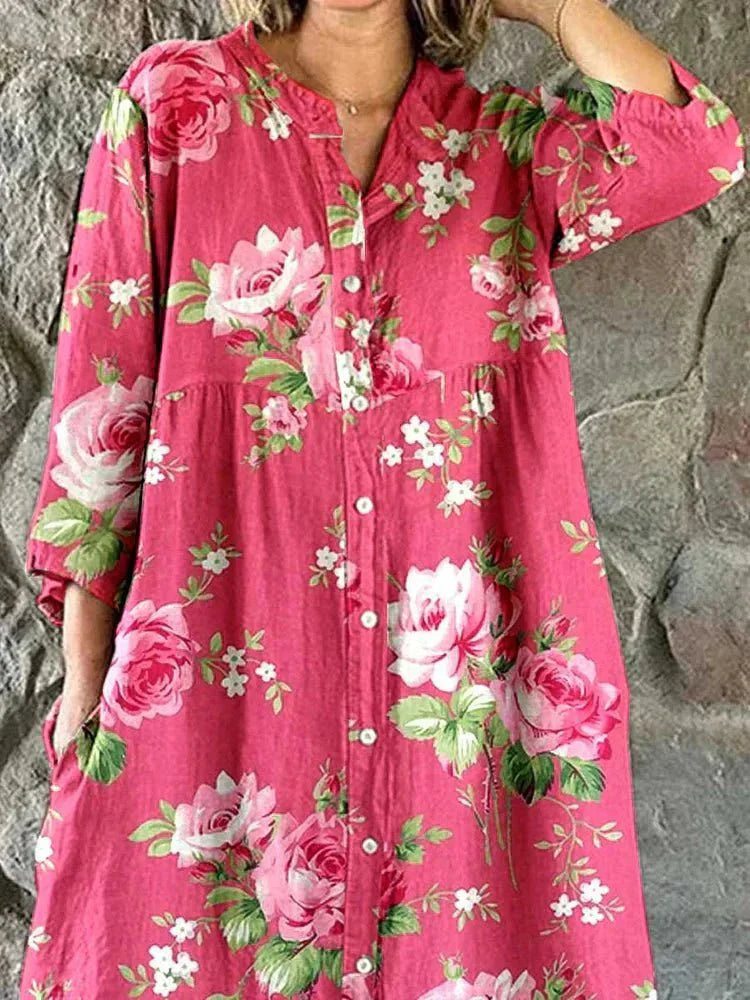 Artistic Floral Dress
