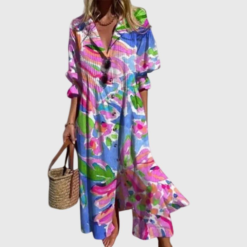 Vestido maxi bohemio elegante