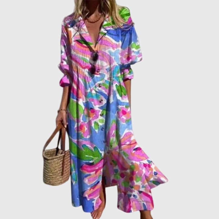 Vestido maxi bohemio elegante