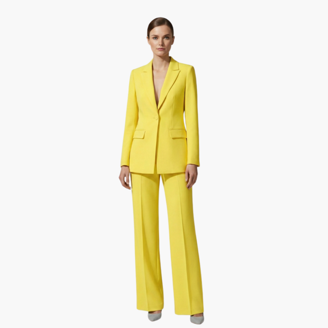 Business Casual Blazer Suit Set