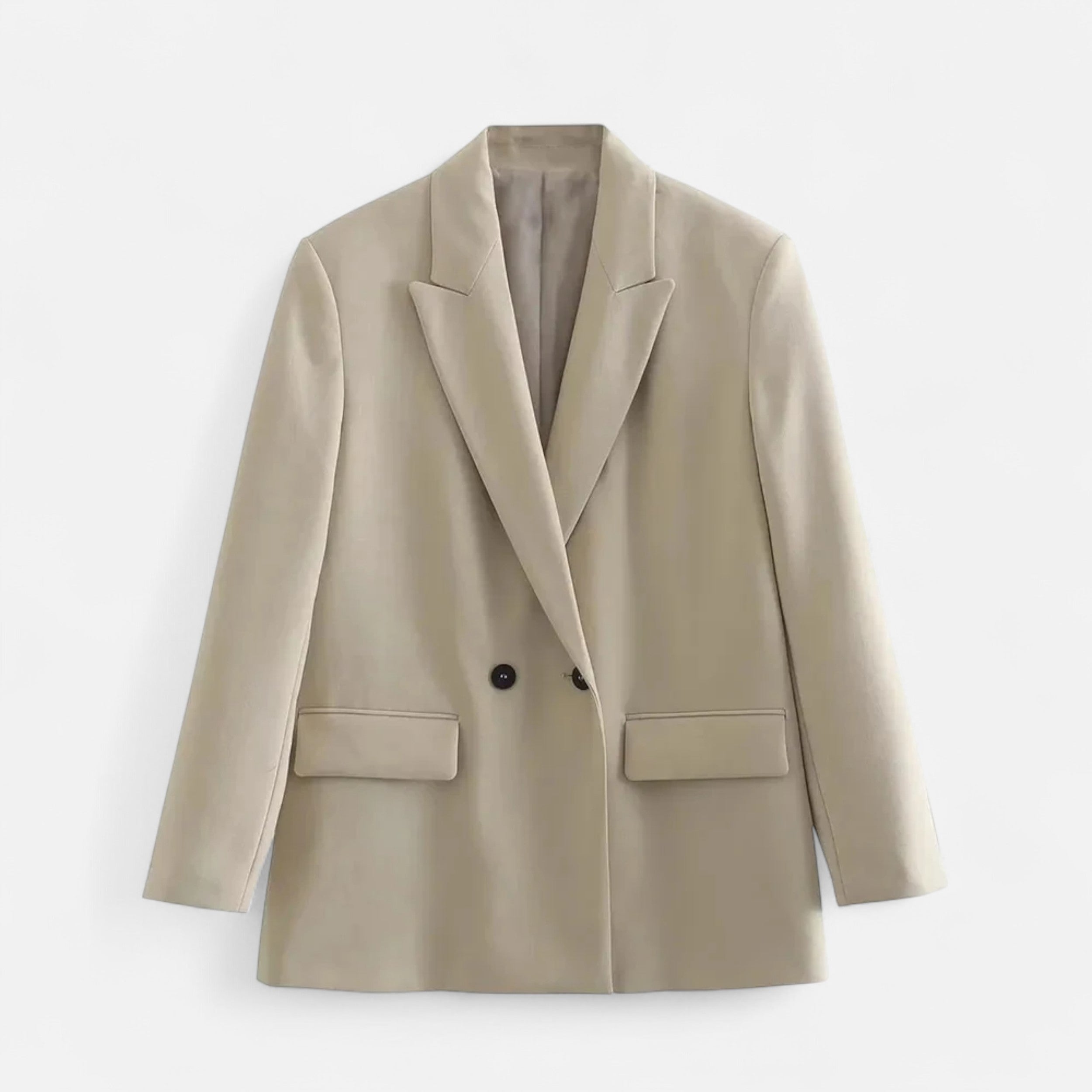 Blazer vintage de doble botonadura para mujer