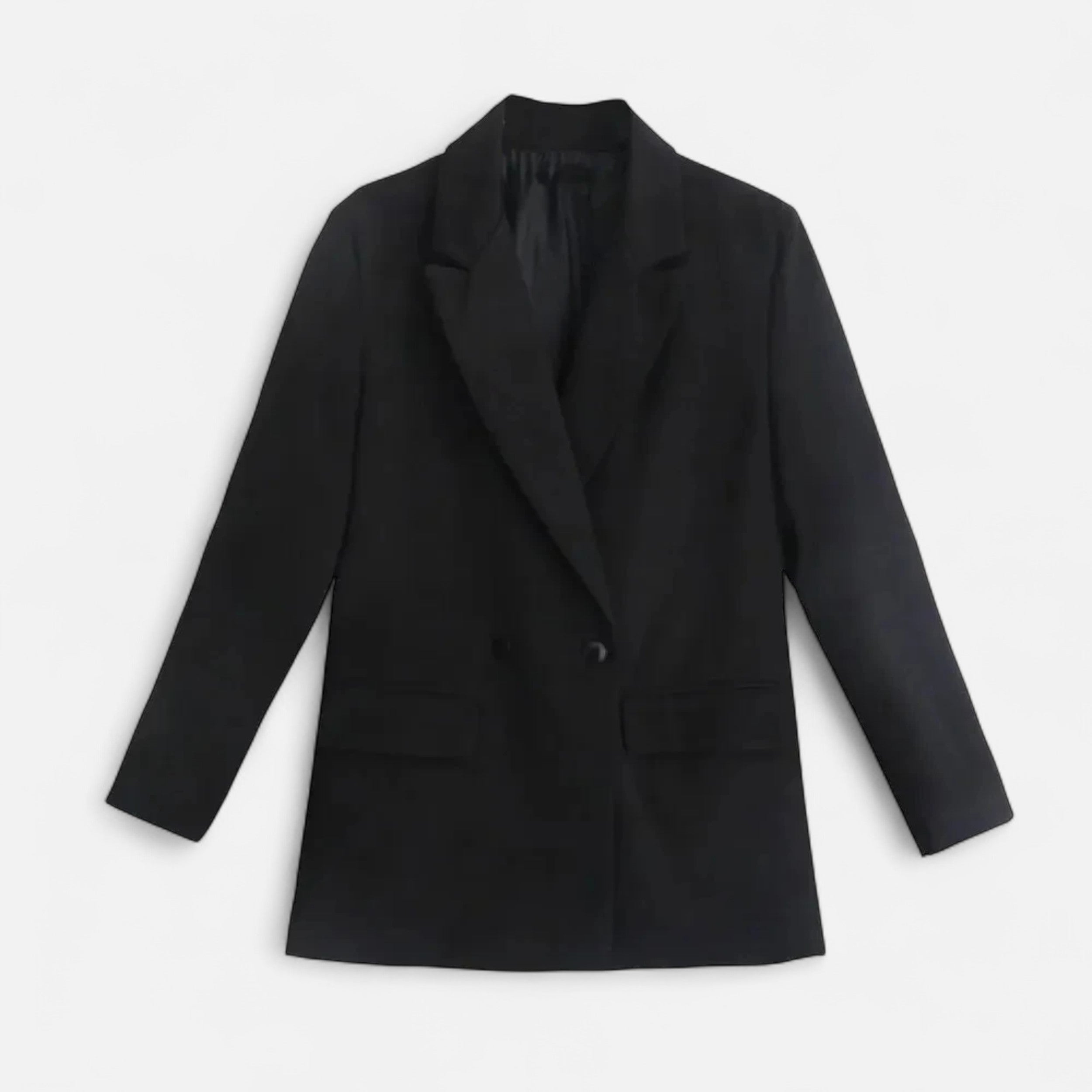 Women Double-Breasted Vintage Blazer Coat