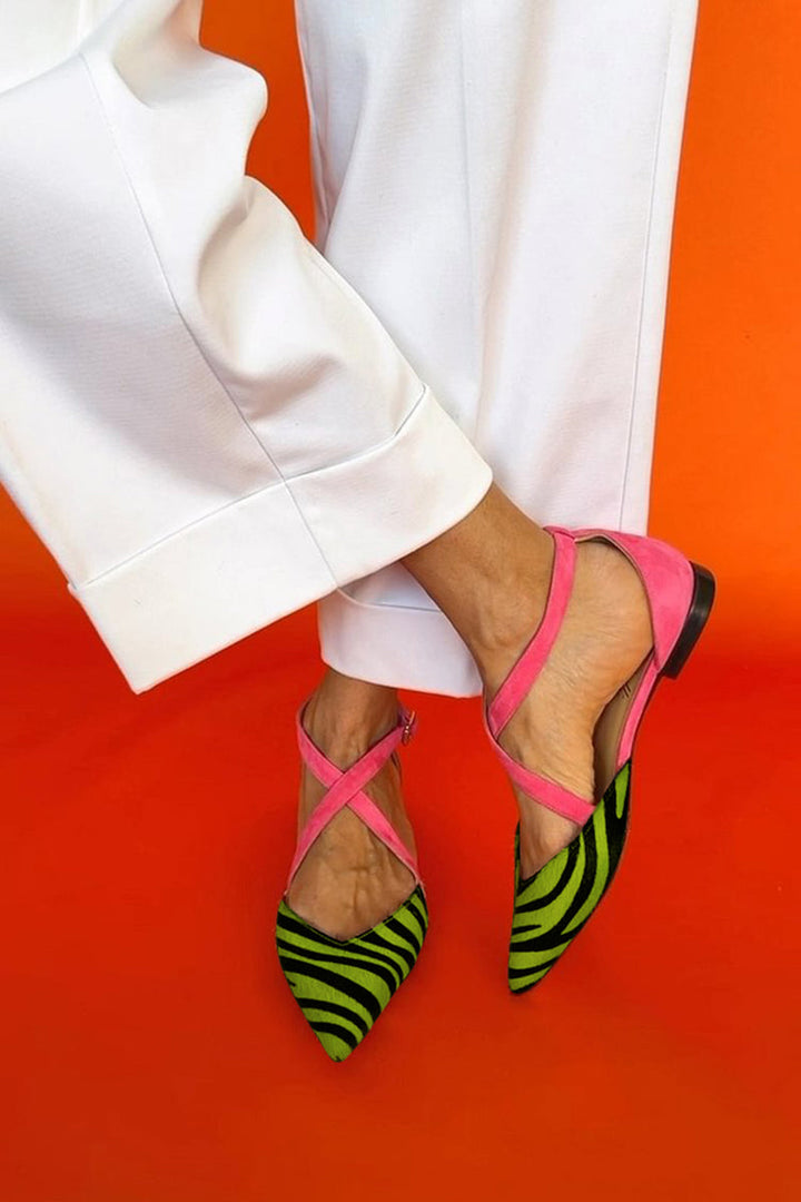 Cross Strap Flat Comfort Sandals