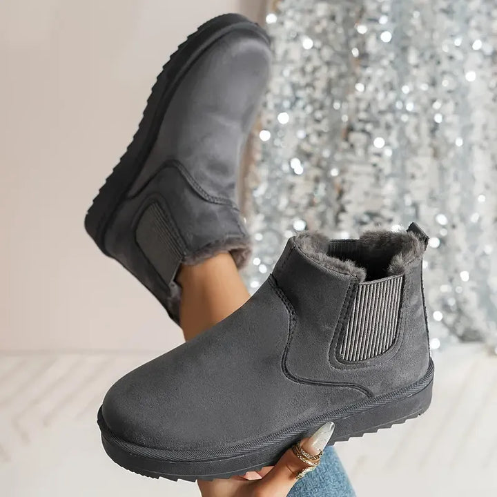 Solid Color Short Ankle Boots