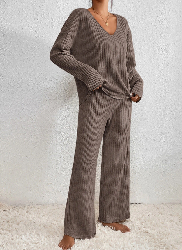 Cozy Ribbed Knit Lounge Set