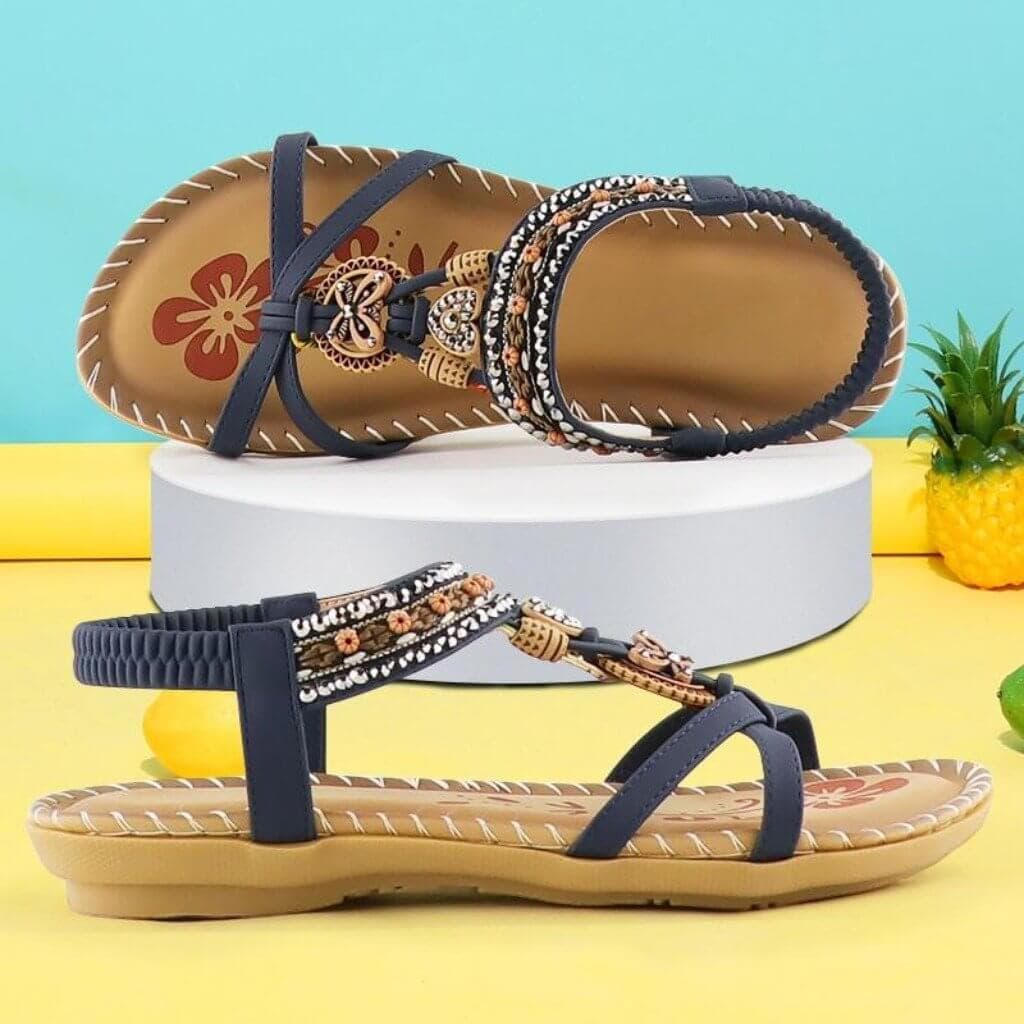 Sandalias de plataforma con comodidad acolchada