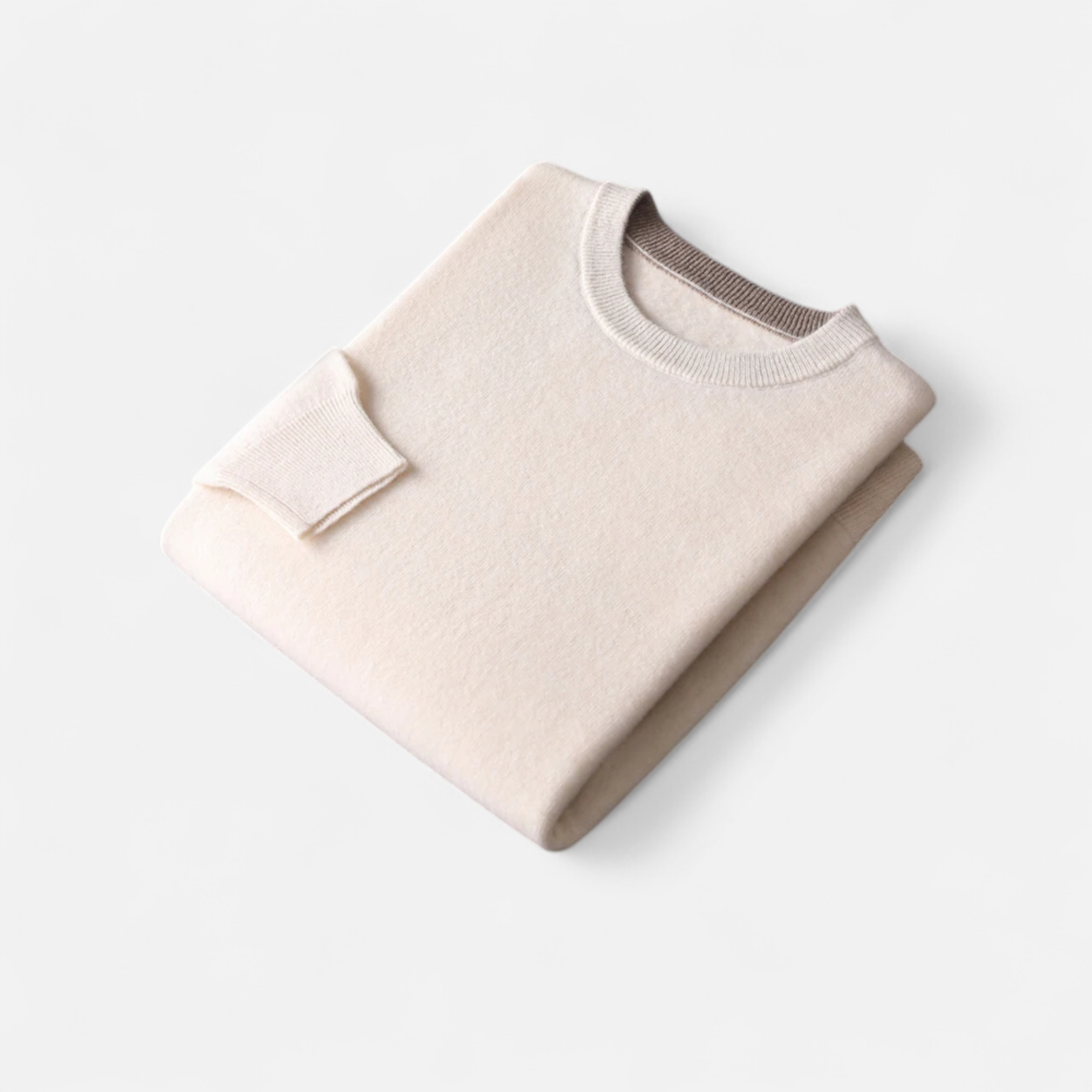 Jersey holgado de lana de cachemira para hombre