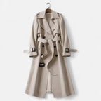Cappotto classico da donna sopra il ginocchio
