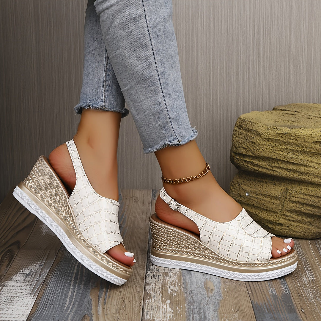 Elevated Casual Wedge Sandals