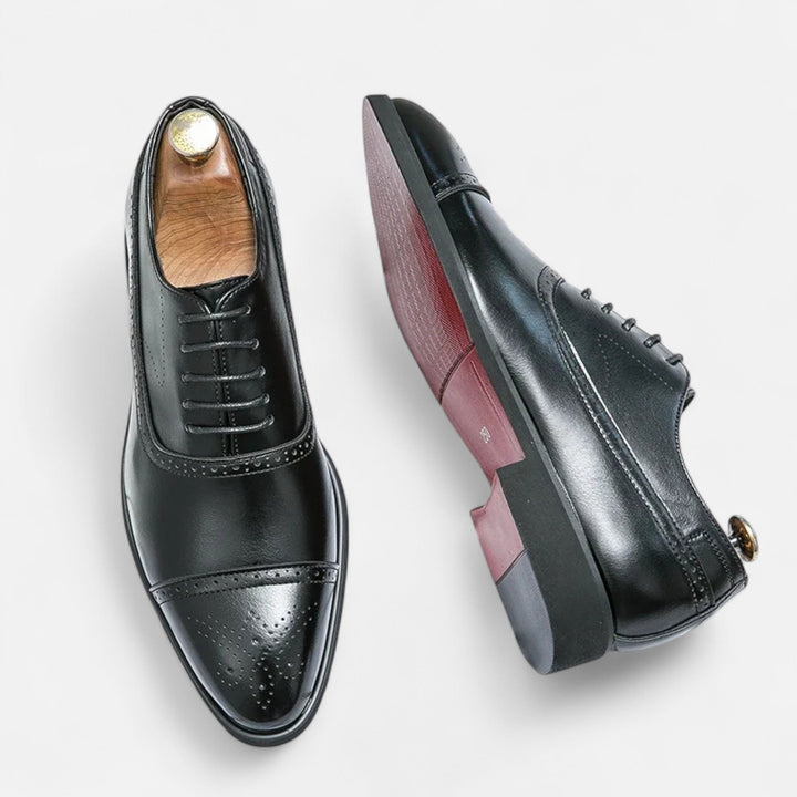 Zapatos formales tallados para hombre con suela antideslizante