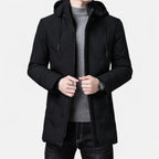 Parka con capucha para hombre de mezcla de algodón Heritage