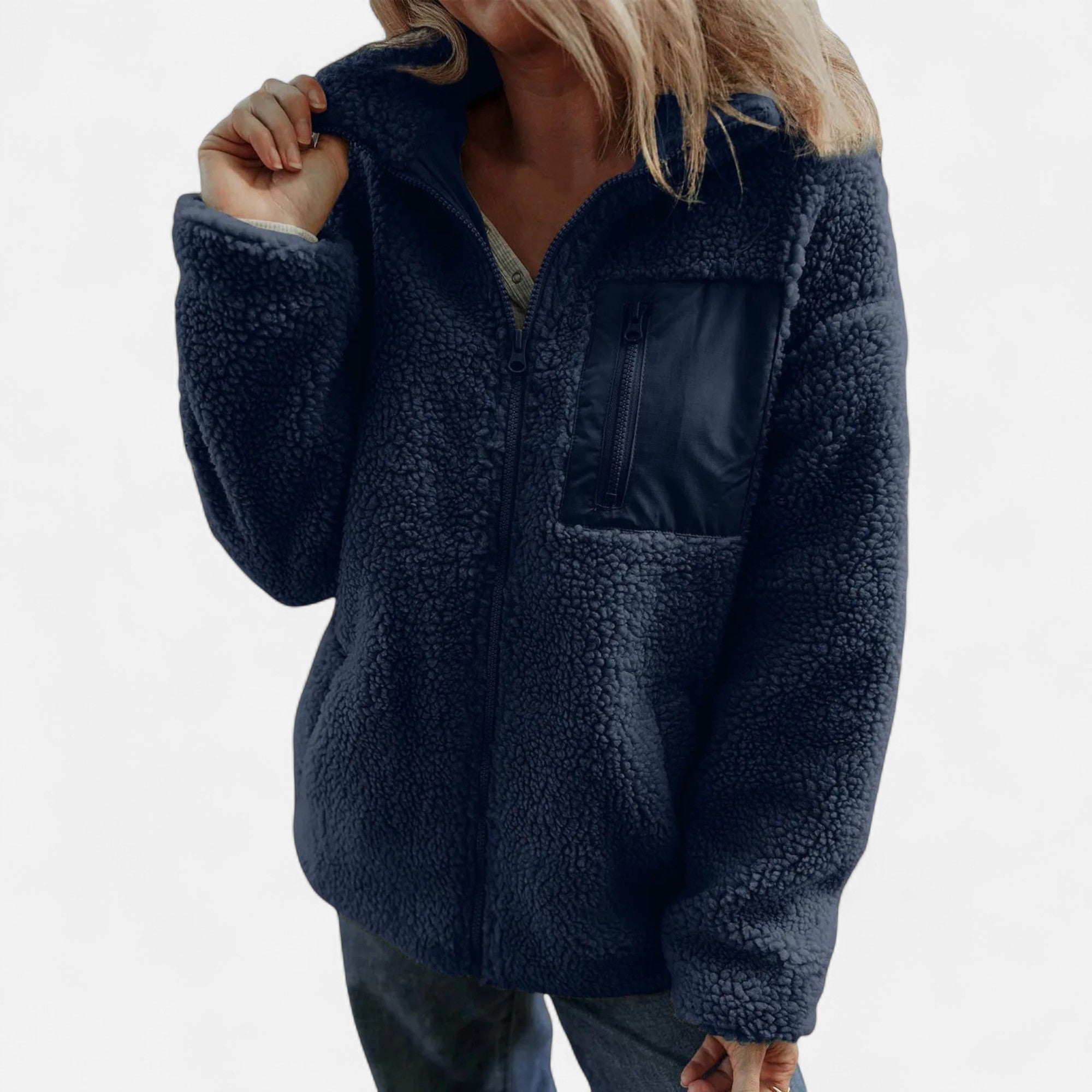 Cappotto Teddy in Pile Heritage da Donna