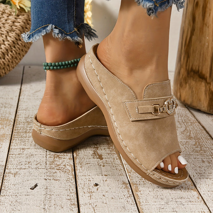 Sandalias Planas Ajustables de Confort