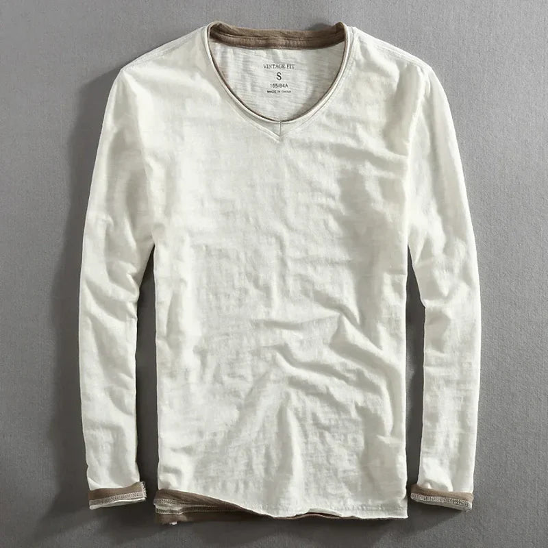 Men's Cotton Long Sleeve Shirt