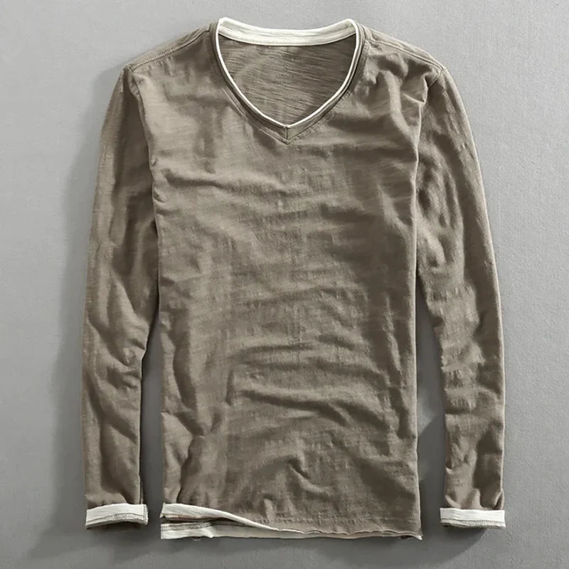 Men's Cotton Long Sleeve Shirt