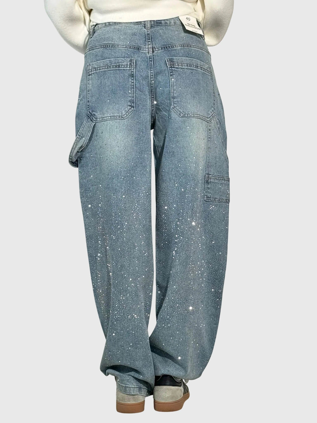 Pantalones con patrón de diamantes