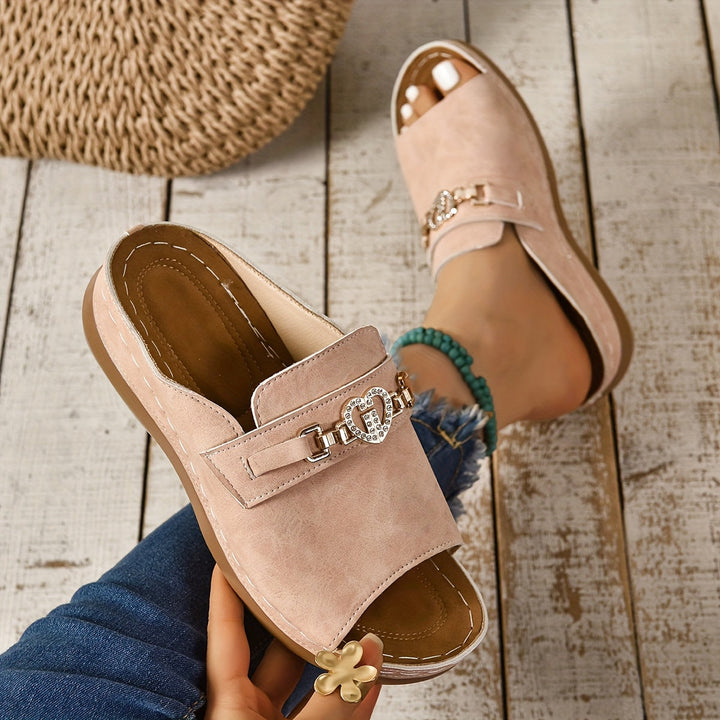 Sandalias Planas Ajustables de Confort