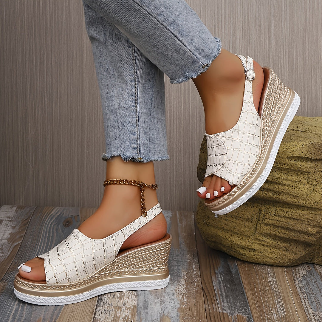 Elevated Casual Wedge Sandals