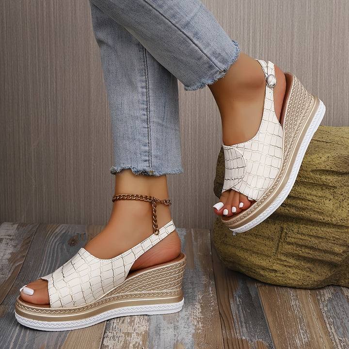 Elevated Casual Wedge Sandals