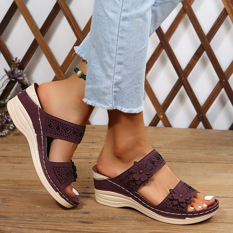 Wedge Slide Comfort Sandals