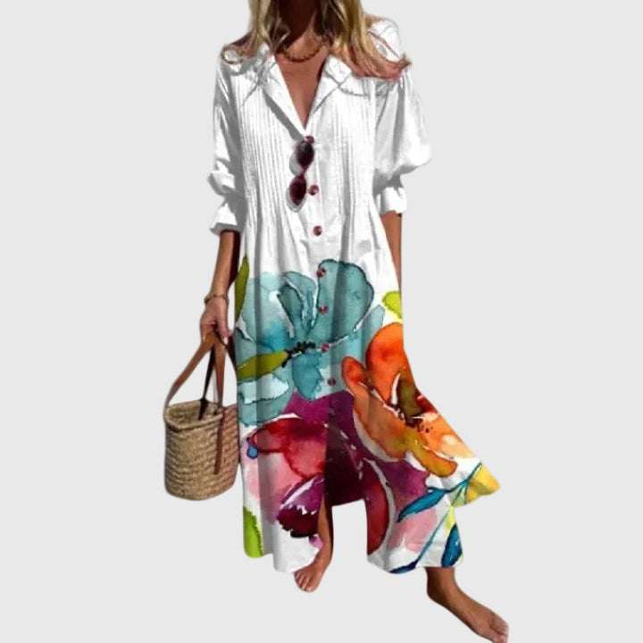 Vestido maxi bohemio elegante