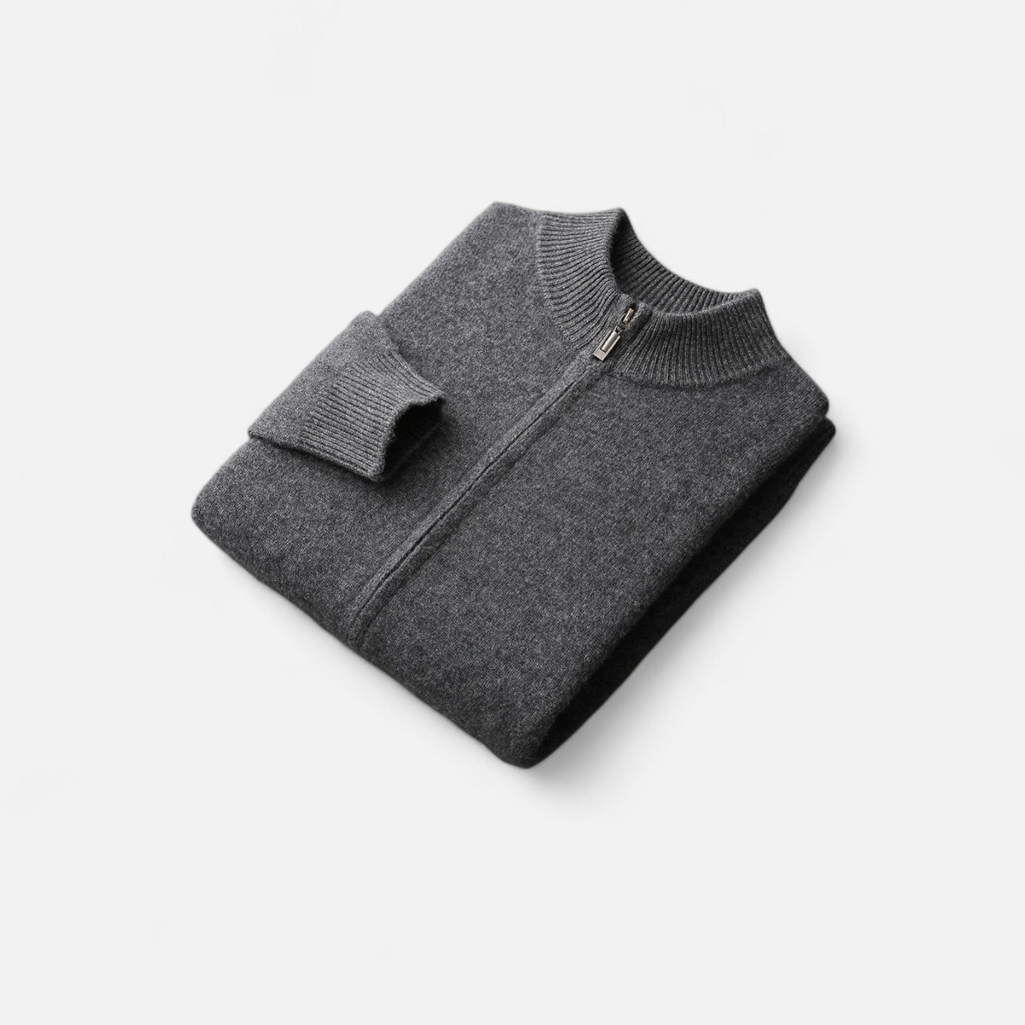 Men's Merino Wool Zip Sweater