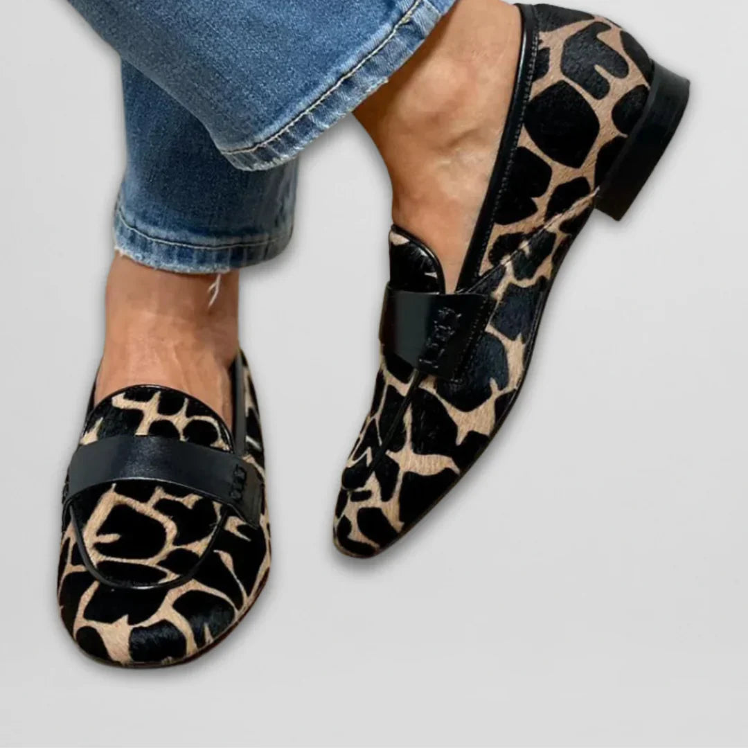 Cow Print Comfort Loafers
