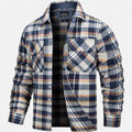 Chaqueta camisa ligera de gran tamaño para hombre