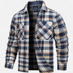 Chaqueta camisa ligera de gran tamaño para hombre