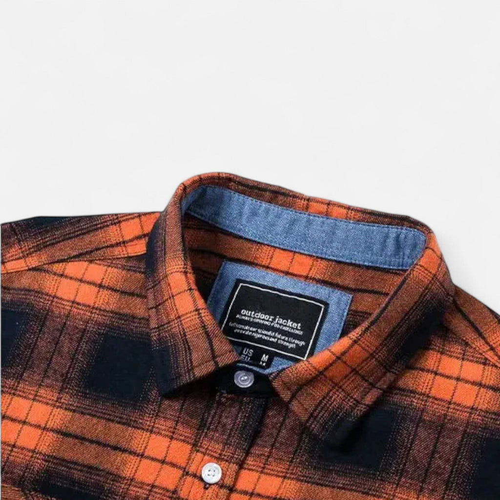 Chaqueta camisa ligera de gran tamaño para hombre